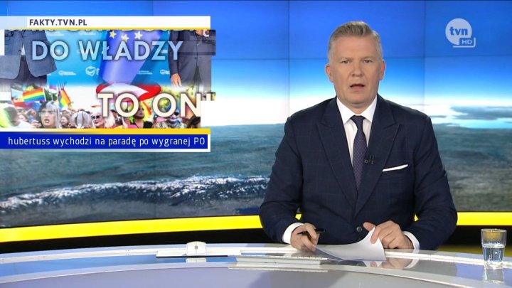 hubertuss wychodzi na paradę po wygranej PO