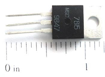 7815 1A 1 Amp +15V Voltage Regulator