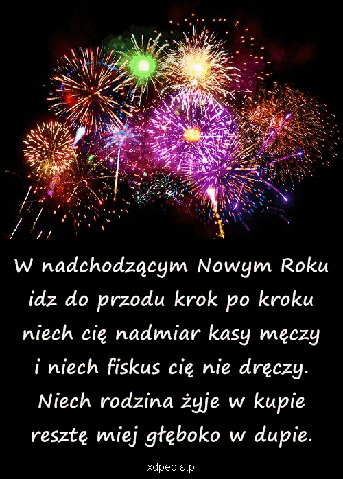 Znalezione obrazy dla zapytania gify sylwestrowe