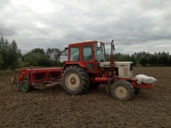 Mtz 82 i zestaw uprawowo siewny