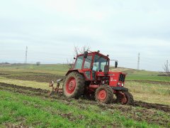 MTZ 82 & Pług obrotowy Krone