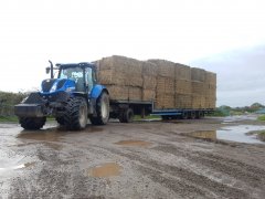 New Holland T7.210 i Słoma 