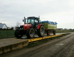 Massey Ferguson 6475 + Kruger 8 Ton