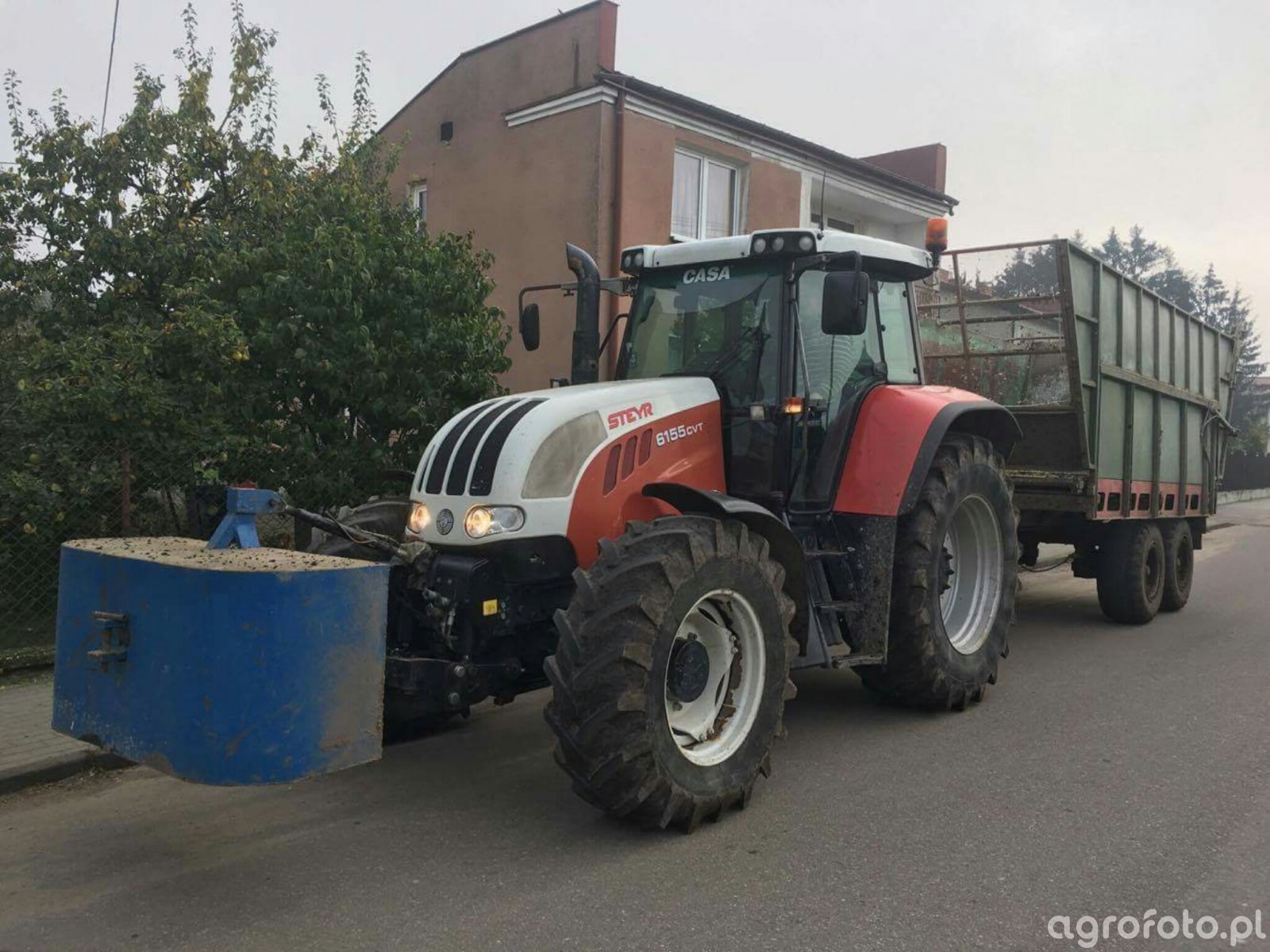 Fotografia traktor Steyr 6155 CVT #714140 - Galeria rolnicza agrofoto
