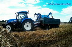 New Holland T6.175 & Bizon Rekord Z058