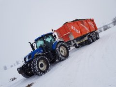 New Holland t6070 & Skorupa 33m3