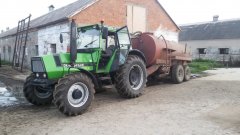 Deutz Fahr DX90 & beczkowóz 8000 