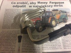Grzałka bloku Masey Ferguson