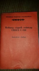 Instrukcja obsługi Ursus C-330