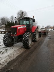 Massey Ferguson 6485 + Naczepa Schmitz