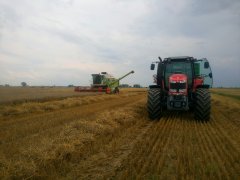 Massey Ferguson 7615 &Class dominator 108 