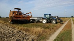 New Holland TD5020 & Bizon Z056