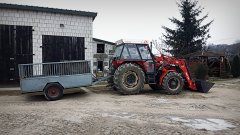 Zetor 7745 + InterTech iT1600 i Dwukółka