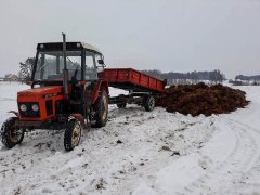 Biały wywóz obornika