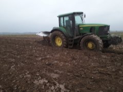 John Deere 6620 & Unia ibis 4