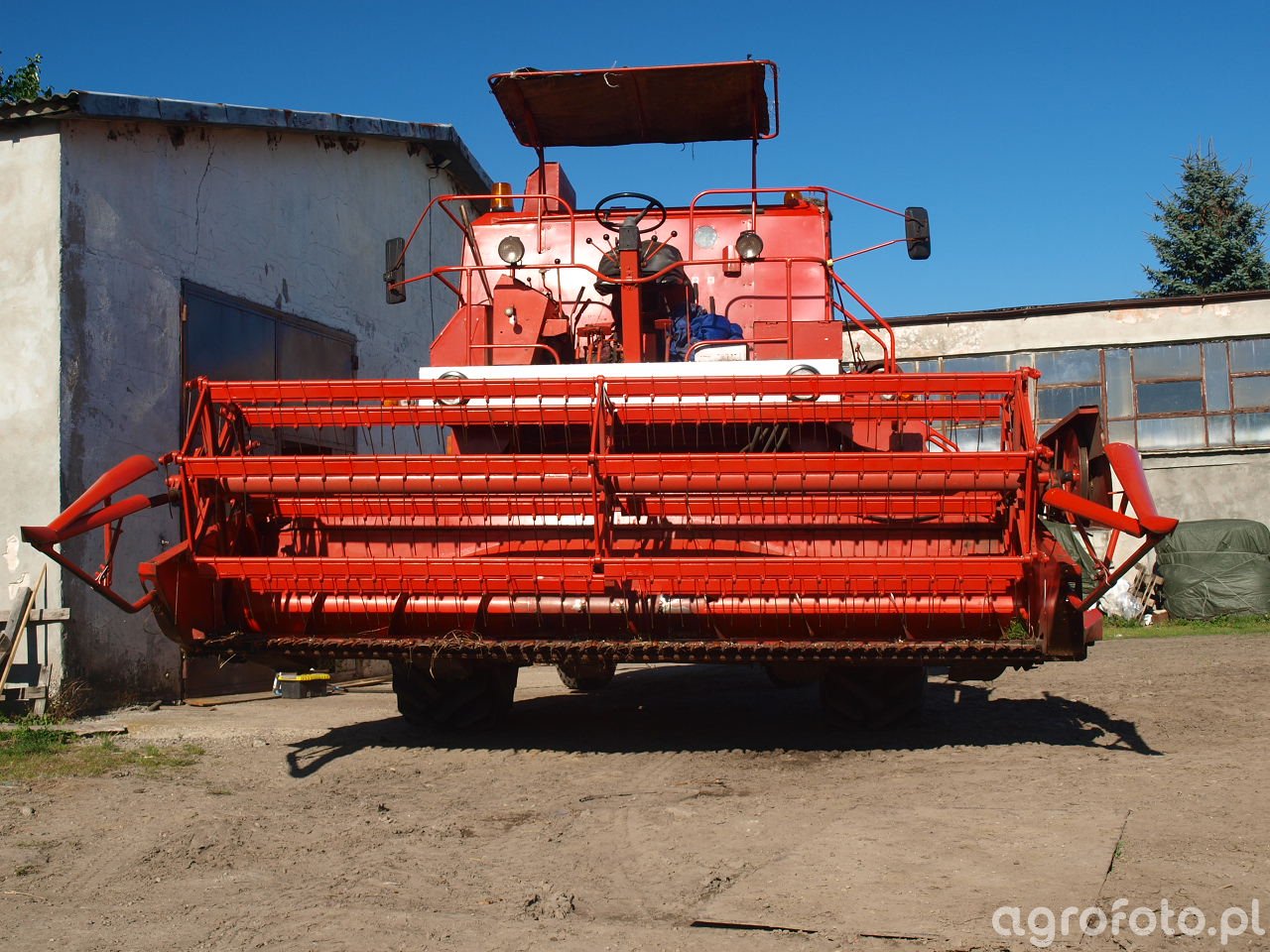 Kombajn Bizon Super Z Fotka Galeria Rolnicza Agrofoto