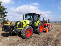 Claas Arion 650 + zestaw pottinger