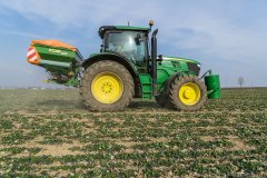 John Deere 6140R - Amazone ZAM 1201 - 03.03.2018