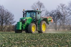 John Deere 6140R - Amazone ZAM 1201 - 03.03.2018