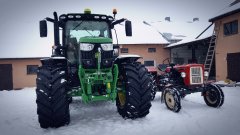 John Deere 6145R & Ursus C330