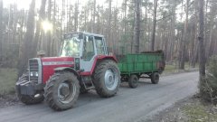 Massey Ferguson 698t+ rozrzutnik