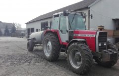 Massey Ferguson 698t+beczka asenizacyjna