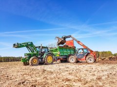 John Deere 6320 & Strautmann VS2005 & Manitou 
