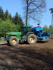 John Deere 8200 + Lemken Solitair 8