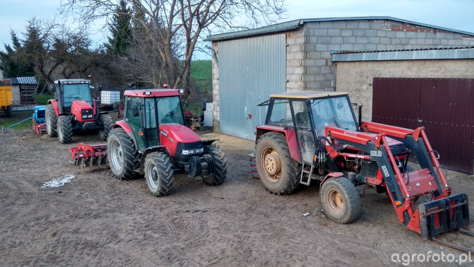 Obraz traktor Red Power id725144 Galeria rolnicza agrofoto