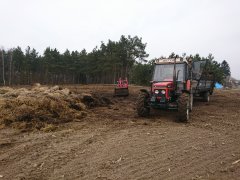 Zetor 7745 & rozrzutnik & Weidemann 1070 d/m