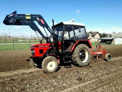 Zetor 5211 + TUR2B + Krone Mustang 100/2