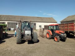 Valtra 8050 i Kubota L5040