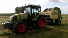 Claas axos 320 cx & krone 