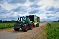 Fendt 722 oraz Krone RX 400 GD