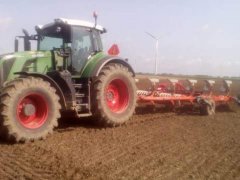 Fendt 828vario i Kuhn 6 skibowy 