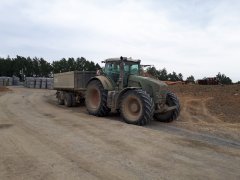 Fendt 933 Vario+przyczep KellBeeg