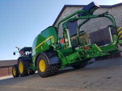 John Deere C441r + 6430