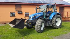 New holland t5 & łyżka 