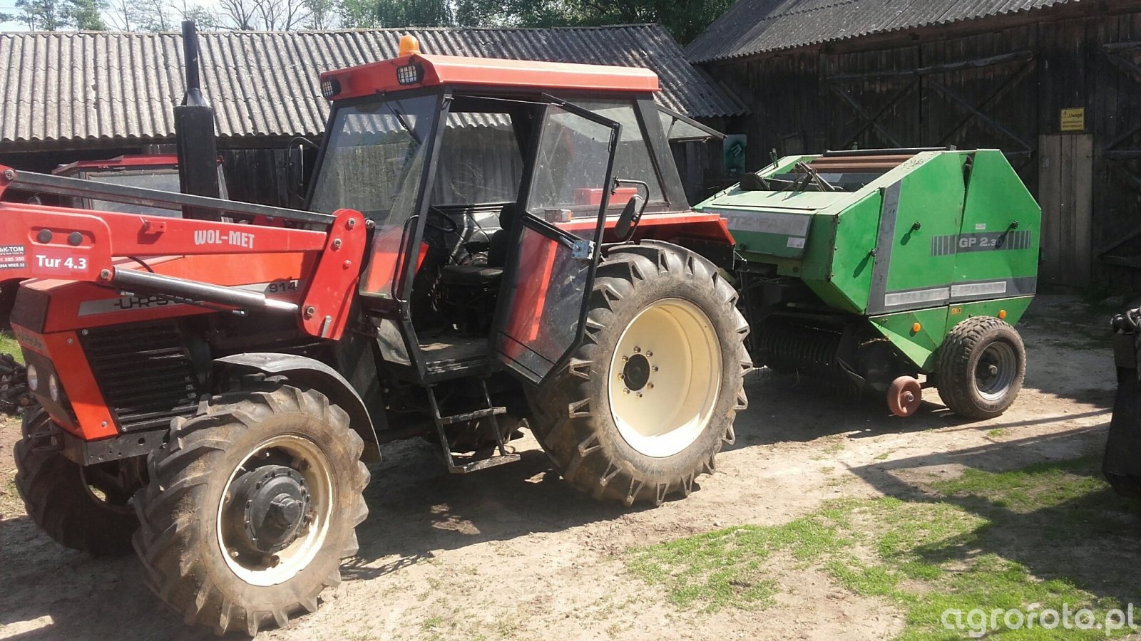 Ursus 914 + wol-met 4.3 + Deutz-Fahr GP 2.30