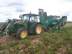 John  deere 5M + Bergmann K100