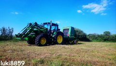 John Deere 6430 i John Deere 592