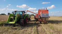 Claas Arion 430 Cis & Bizon Super Z056