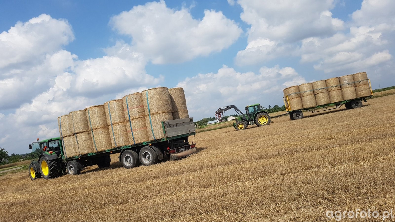 John Deere 6430 + 6300