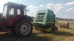 Prasa john deere 582hiflow I case 844xl