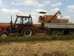 Zetor 7211 & Bizon ZO56 Super & 2x Autosan D-47