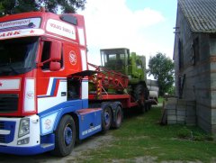 Claas 80 na lawecie.