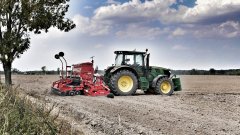 John deere 6140r kuhn sitera - siew rzepaku