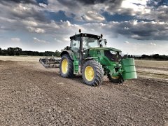 John deere 6140r pole przygotowane do siewu rzepaku