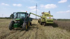 John Deere 6310 z Claas Mercator 75