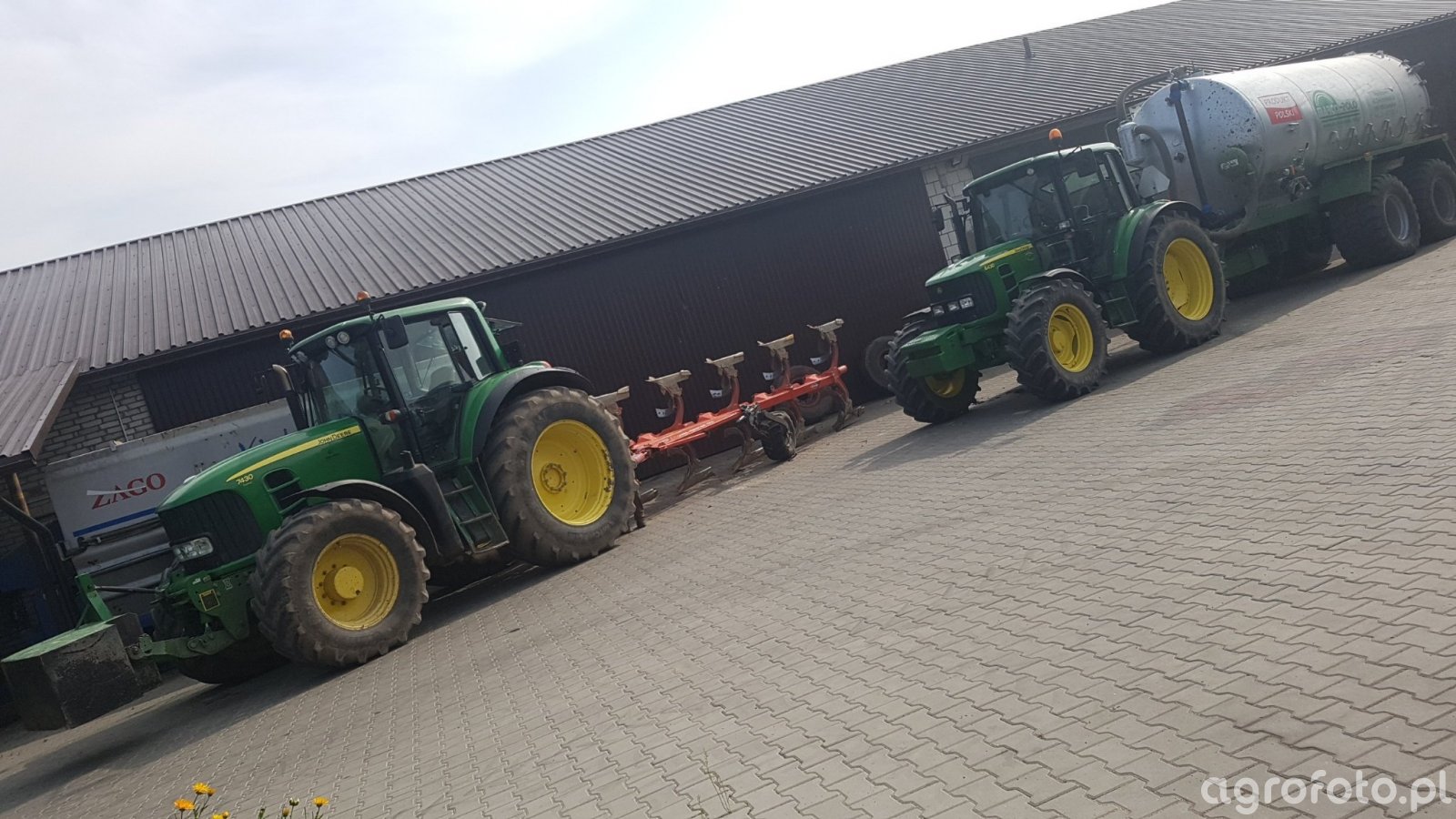 John Deere 7430 + 6430